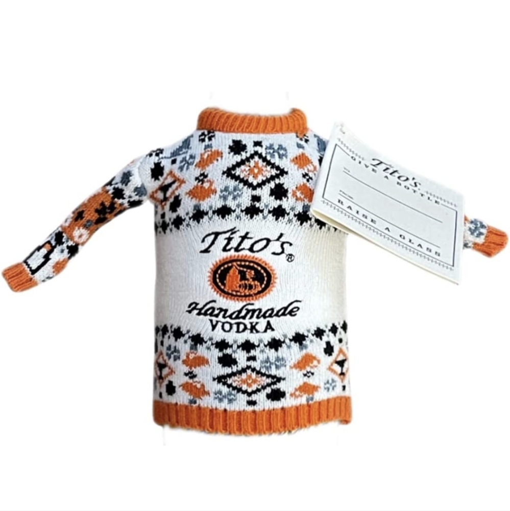 NWT, Tito's Vodka Bottle Sweater